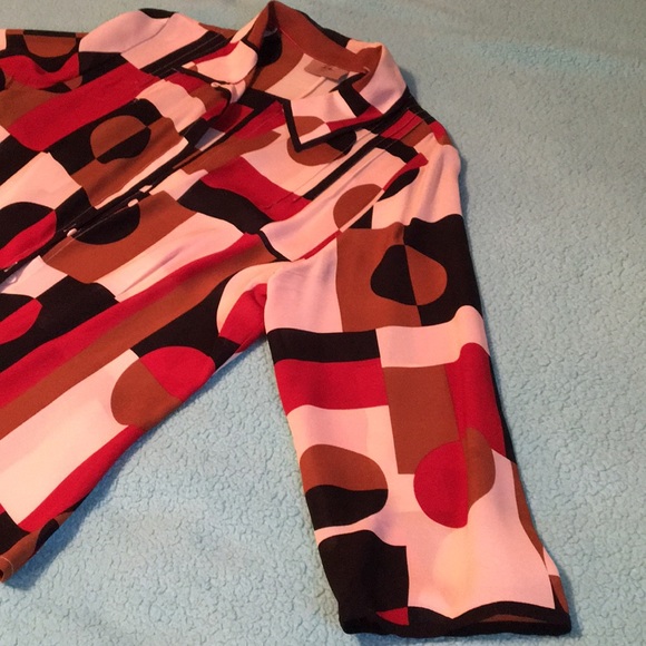 Colorful button blouse - Picture 2 of 7